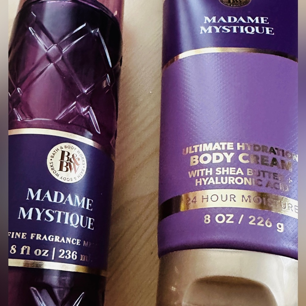 Bath & Body Works Madame Mystique Fragrance Mist and Body Cream - Purple - Picture 2 of 3